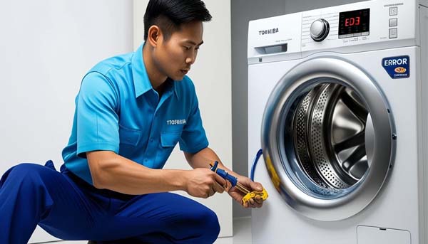 nguyên nhân lỗi ed3 máy giặt toshiba