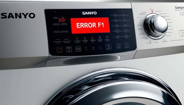 nguyên nhân lỗi f1 máy giặt sanyo
