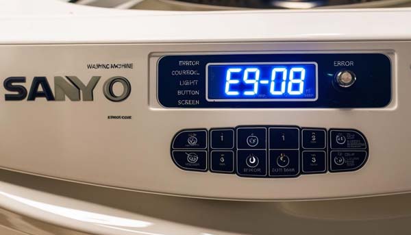 nguyên nhân lỗi e9-08 máy giặt sanyo