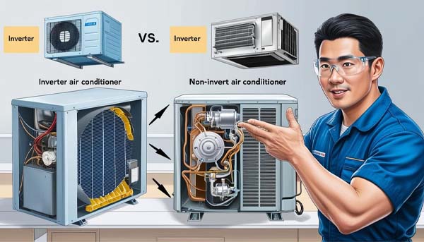 so sánh máy lạnh inverter và non-inverter khác nhau gì