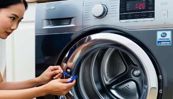 sửa lỗi c26 máy giặt toshiba