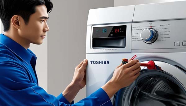 sửa lỗi e4 máy giặt toshiba
