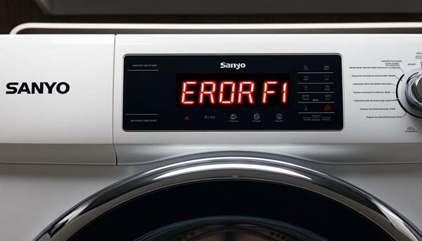 sửa lỗi f1 máy giặt sanyo
