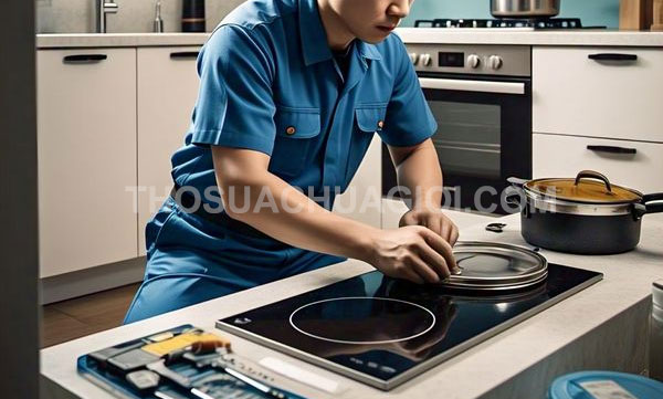 Thợ sửa bếp từ phường Long Trường mới giá rẻ 15 phút có thợ
