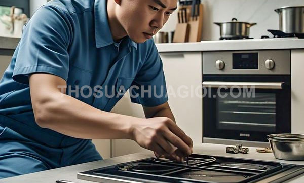 Thợ sửa bếp từ phường Tân Thuận mới giá rẻ 15 phút có thợ