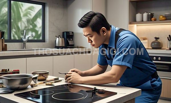 Thợ sửa bếp từ phường An Phú Đông mới chuyên nghiệp 15 phút có thợ
