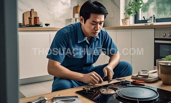Thợ sửa bếp từ phường Bình Hưng Hòa mới tại nhà gọi 30 phút có thợ