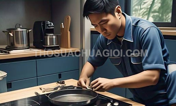 Thợ sửa bếp từ xã Tân Nhựt