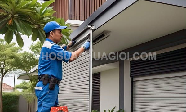 Thợ sửa cửa cuốn phường Tân Thới Hiệp mới có thợ nhanh 25 phút tại nhà