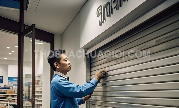 Thợ sửa cửa cuốn tại Thuận An