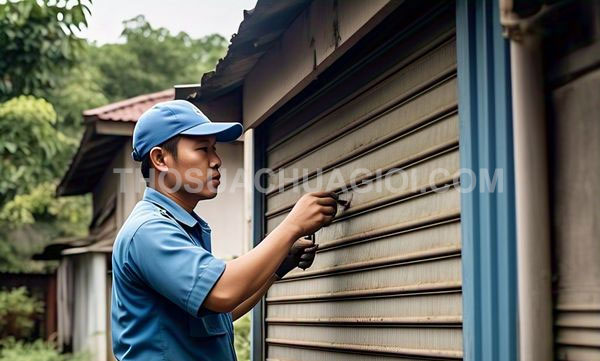 Thợ sửa cửa cuốn xã Phú Hòa Đông mới có thợ nhanh 25 phút tại nhà