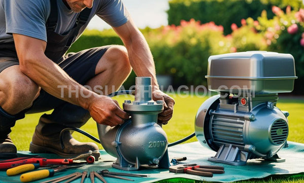 Thợ sửa máy bơm nước phường An Khánh