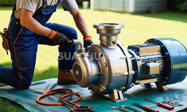 Thợ sửa máy bơm nước phường Đông Hưng Thuận