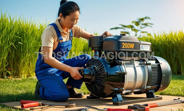 Thợ sửa máy bơm nước phường Long Trường