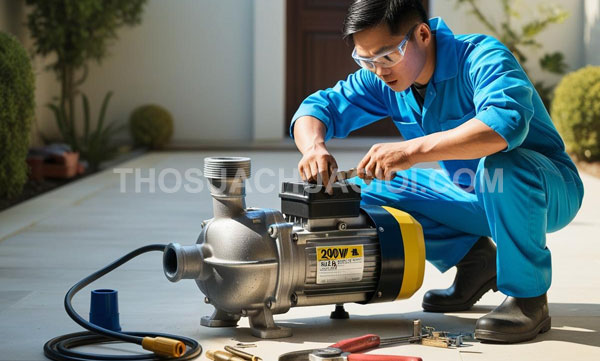 Thợ sửa máy bơm nước tại xã Bình Mỹ