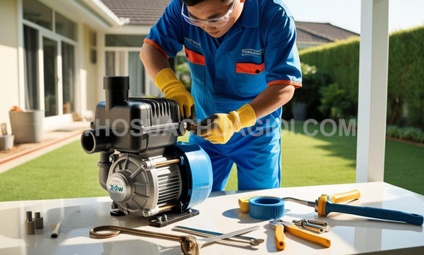 Thợ sửa máy bơm nước tại xã Hiệp Phước
