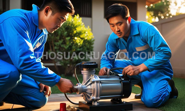 Thợ sửa máy bơm nước tại xã Hóc Môn