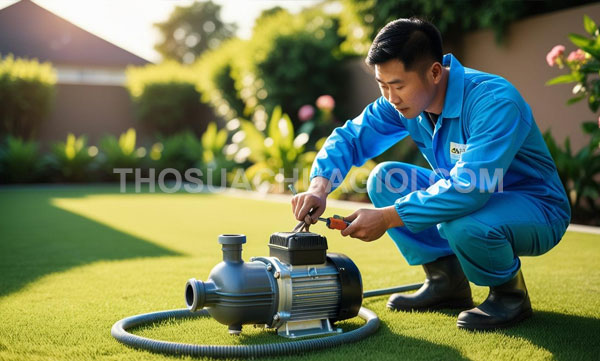 Thợ sửa máy bơm nước xã Nhà Bè
