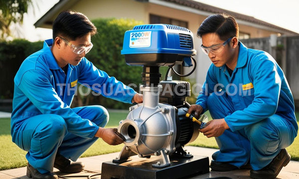 Thợ sửa máy bơm nước xã Nhuận Đức mới chuyên nghiệp 15 phút có thợ
