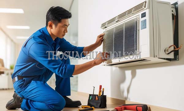 Thợ sửa máy lạnh phường Bình Thọ cũ giá rẻ 15 phút có thợ