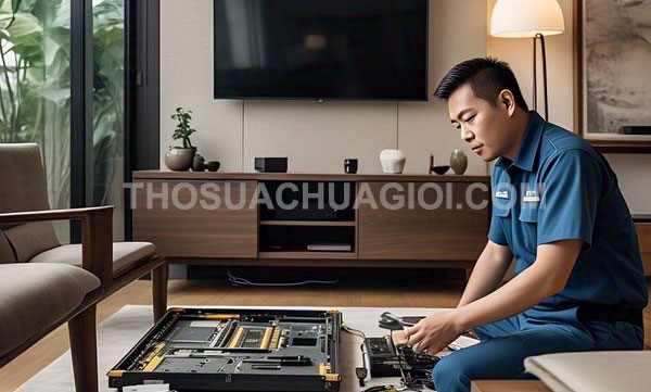 Thợ sửa tivi tại nhà phường Bình Trị Đông mới giá rẻ 15 phút có thợ
