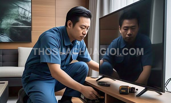 Thợ sửa tivi tại nhà phường Lái Thiêu mới giá rẻ 15 phút có thợ