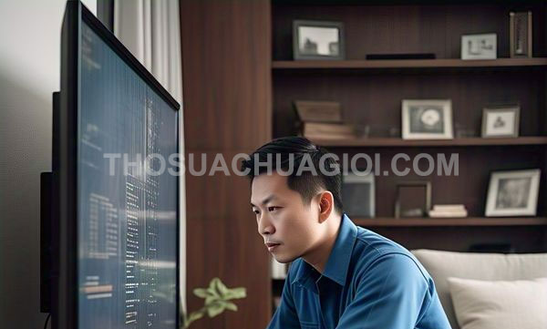 Thợ sửa tivi tại nhà xã Hiệp Phước