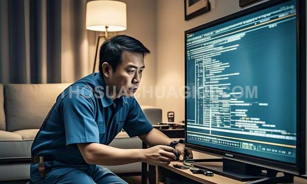 Thợ sửa tivi tại nhà xã Tân Nhựt