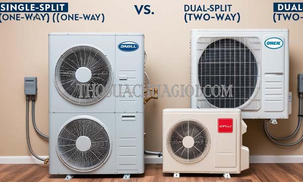 tìm hiểu máy lạnh 1 chiều và máy lạnh 2 chiều khác nhau như thế nào