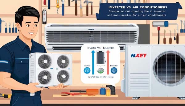 tìm hiểu so sánh máy lạnh inverter và non-inverter