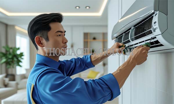 dịch vụ thợ sửa máy lạnh phường phú trung giá rẻ