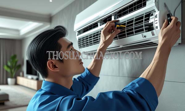 Thợ sửa máy lạnh phường Tân Thới Nhất cũ làm việc 24/7