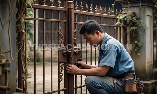 dịch vụ Thợ sửa cửa sắt phường Đông Hưng Thuận