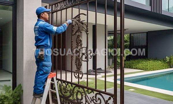 Thợ sửa cửa sắt Phường Lái Thiêu mới chỉ 25 phút thợ đến tận nhà