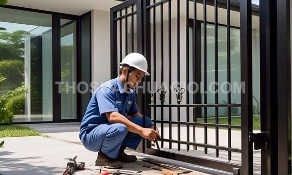 Thợ sửa cửa sắt phường Phú Thuận mới liên hệ 10 phút thợ tới