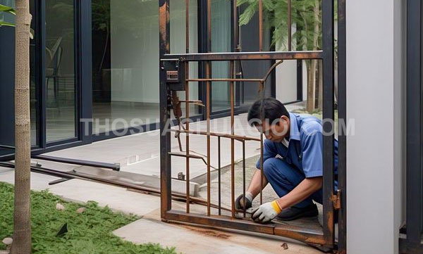 Thợ sửa cửa sắt phường Tân Định mới giá rẻ 15 phút có thợ