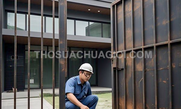 Thợ sửa cửa sắt phường Tân Hưng mới chuyên nghiệp 15 phút có thợ