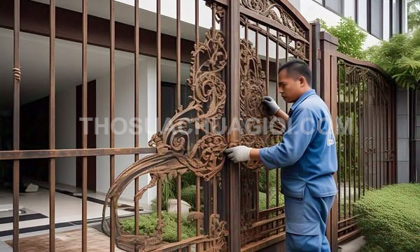 Thợ sửa cửa sắt tại Thuận An giá rẻ 20 phút có thợ nhanh