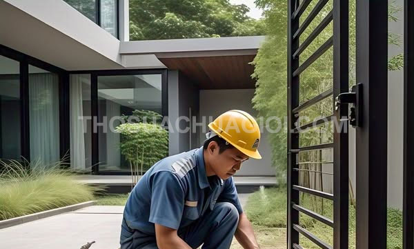 Thợ sửa cửa sắt Xã Tân Nhựt mới uy tín gọi 30 phút hổ trợ ngay