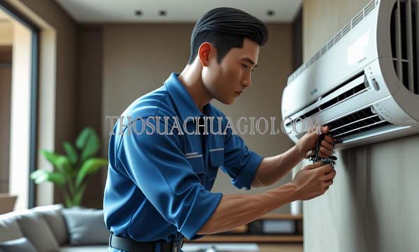 dịch vụ thợ sửa máy lạnh phường phú hữu tại nhà