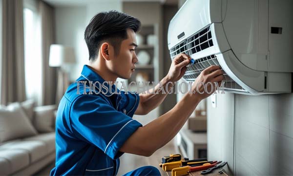dịch vụ thợ sửa máy lạnh phường phước bình tại nhà