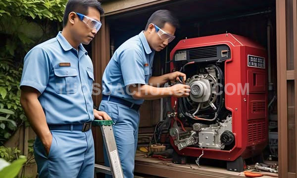 Thợ sửa máy phát điện phường Đông Hưng Thuận mới 10 phút thợ tới nơi