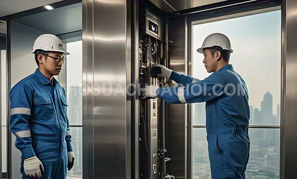 Thợ sửa thang máy xã Bình Hưng mới gọi 20 phút có thợ nhanh