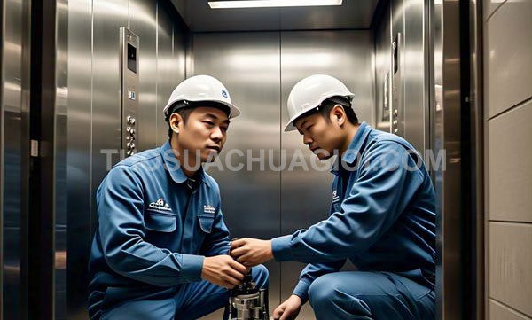 Thợ sửa thang máy xã Tân Nhựt mới giá rẻ 15 phút có thợ