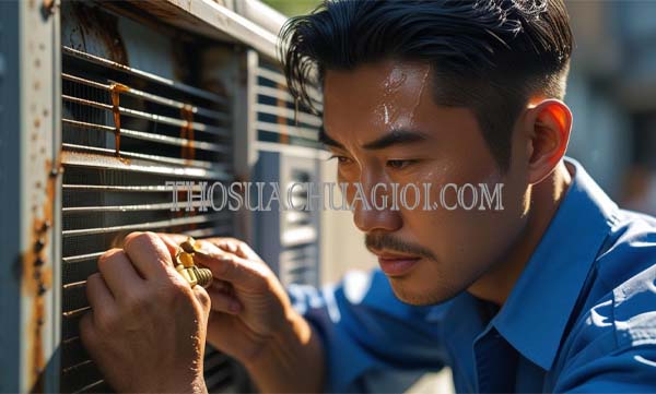 khi máy lạnh bị xì gas có dùng được không