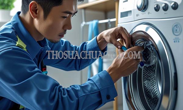 máy giặt bị rò nước