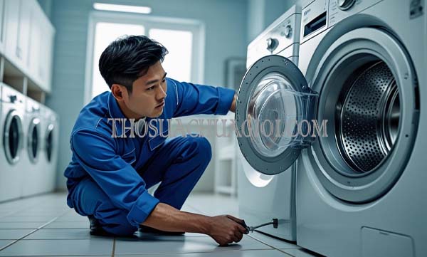 máy giặt bị rung lắc mạnh