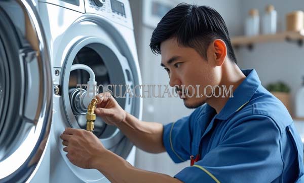 máy giặt không cấp nước