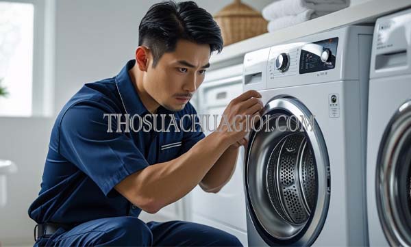 máy giặt không lên nguồn