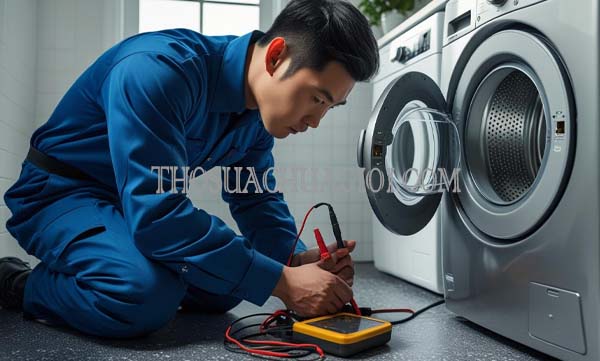 máy giặt không vào điện